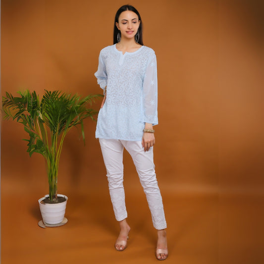 Raahi Viscose Georgette Short Kurti