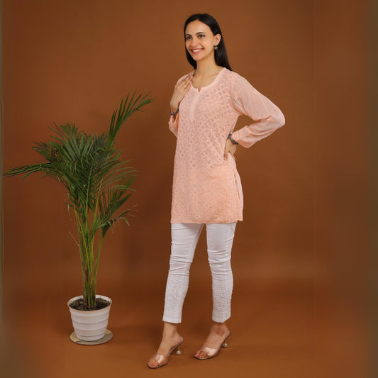 Raahi Viscose Georgette Short Kurti