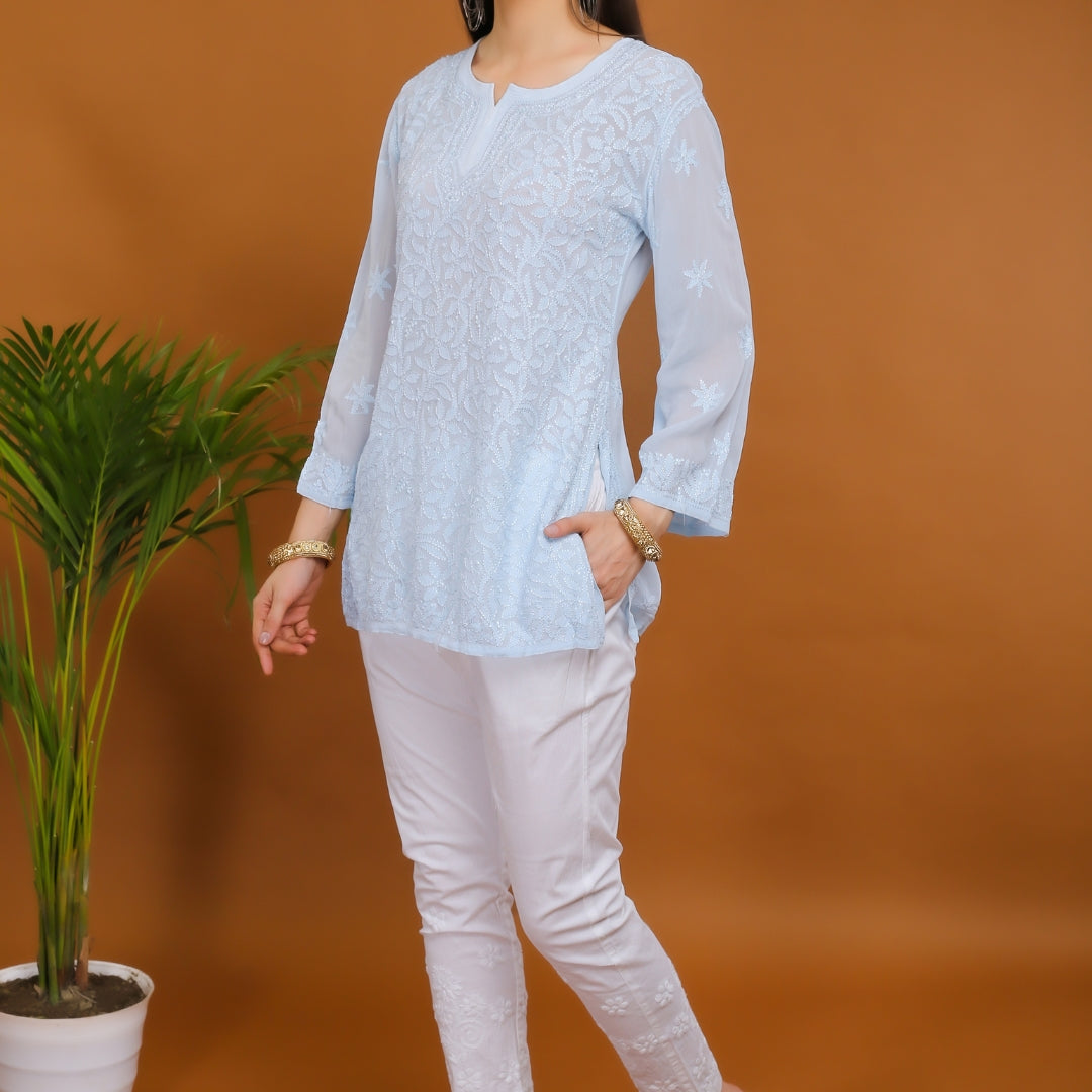 Raahi Viscose Georgette Short Kurti