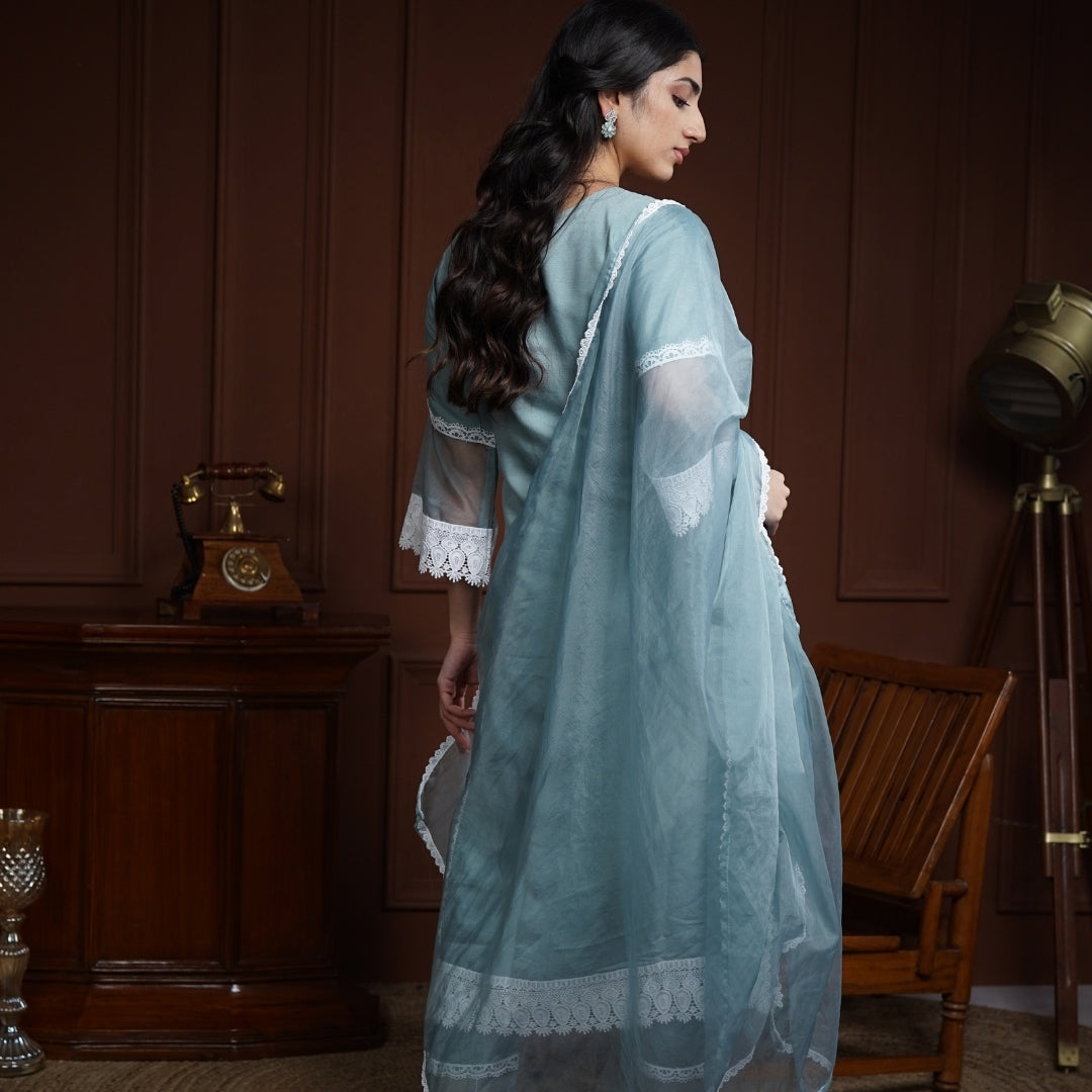 Sahira Raw Silk Pakistani Suit