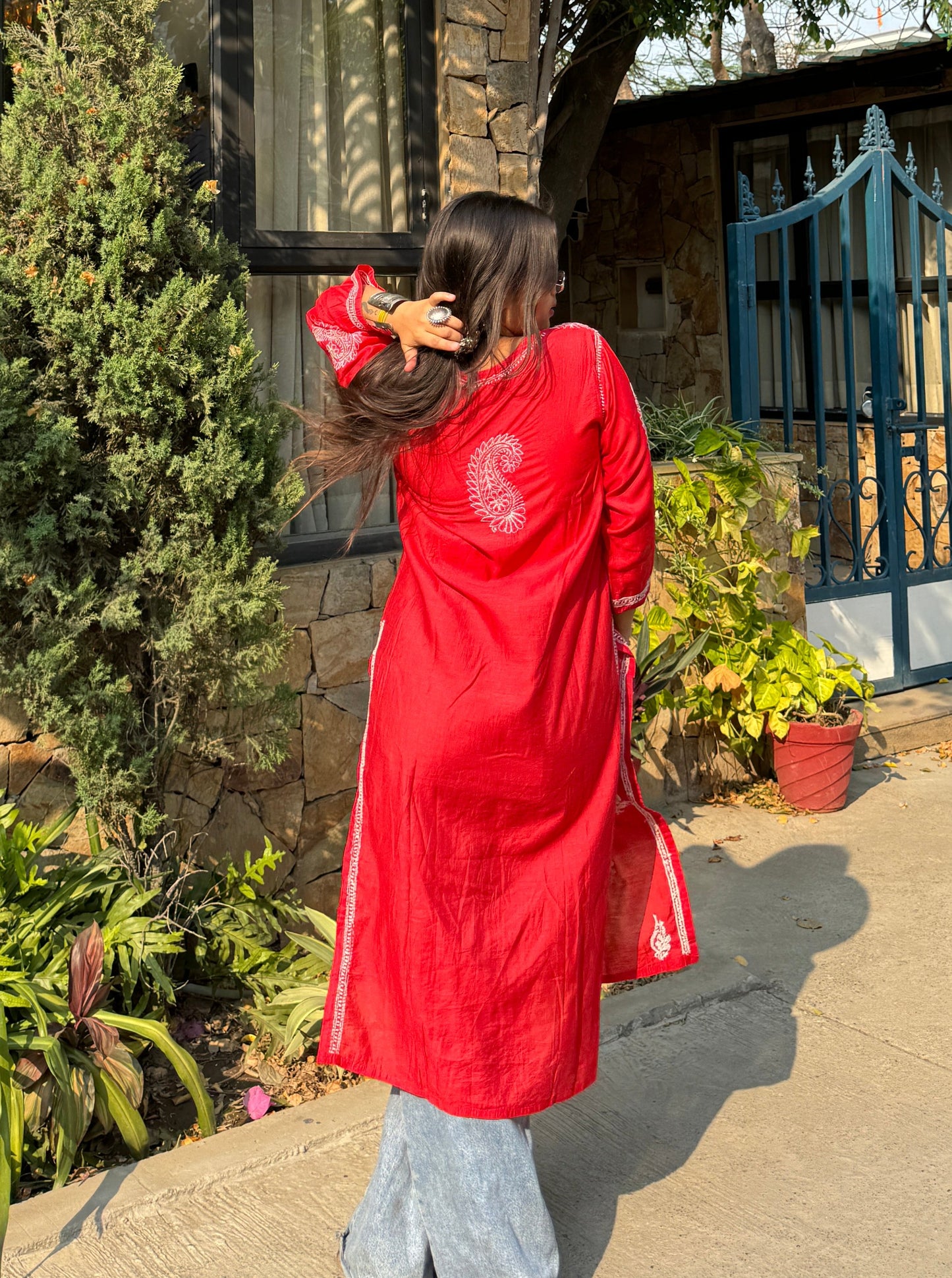 Chitrak Chanderi Silk Kurti