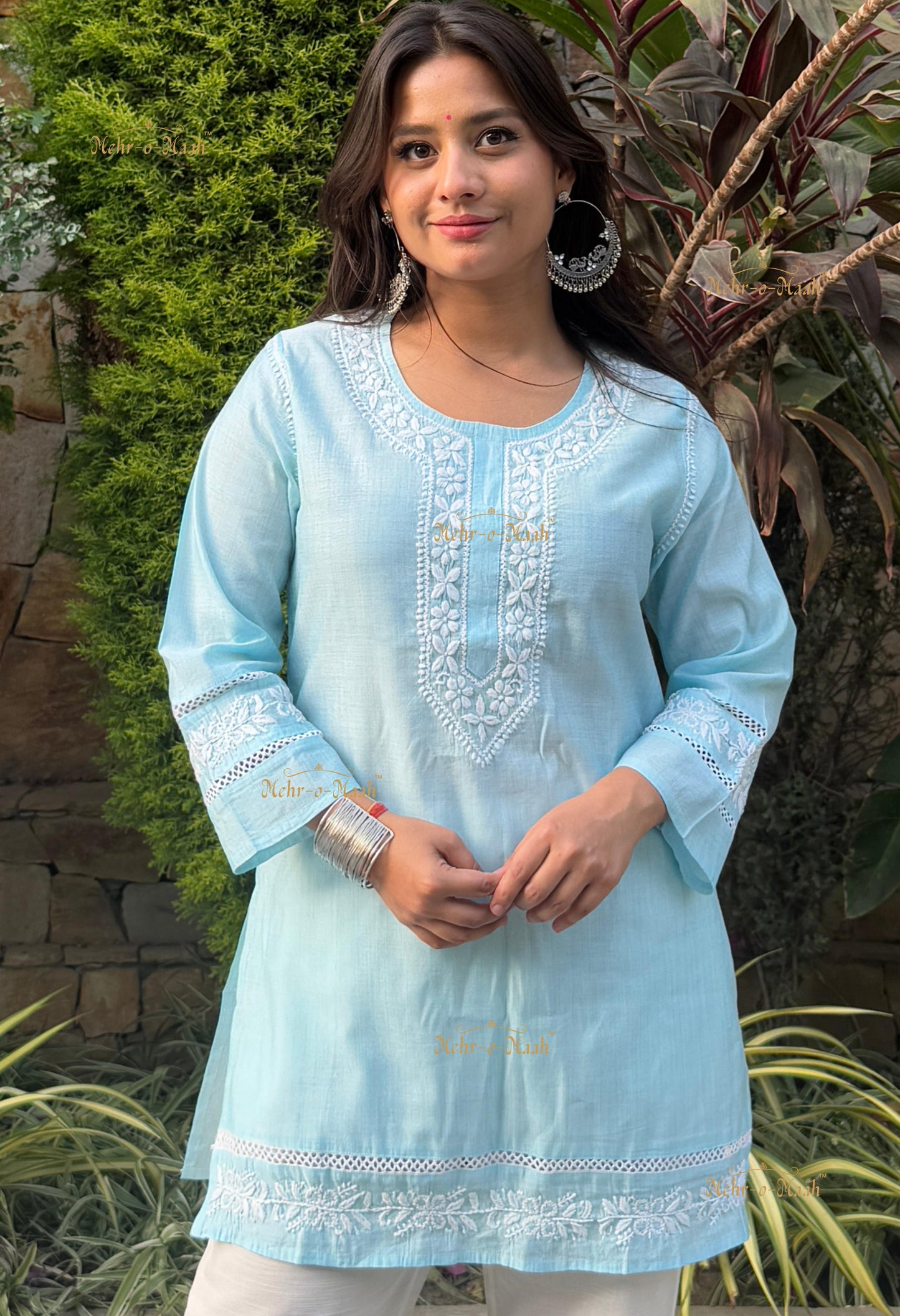Eva Cotton Chikankari Co-ord set