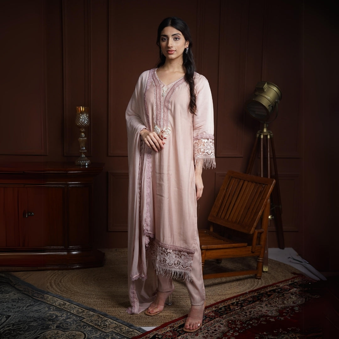 Zohara Raw Silk Pakistani suit