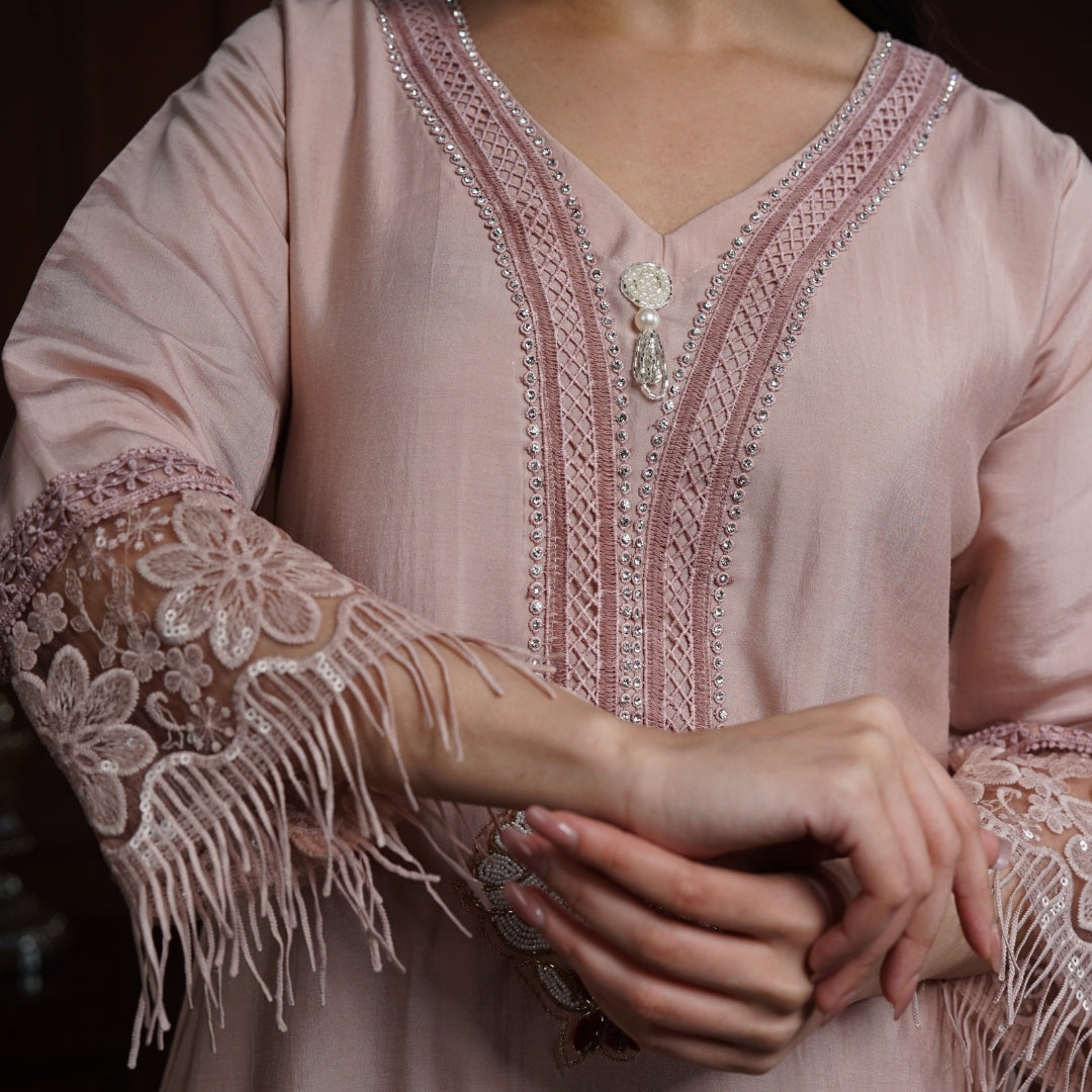 Zohara Raw Silk Pakistani suit