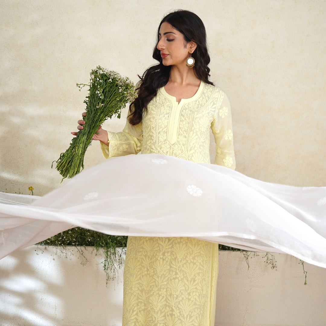 Chikankari Dupatta