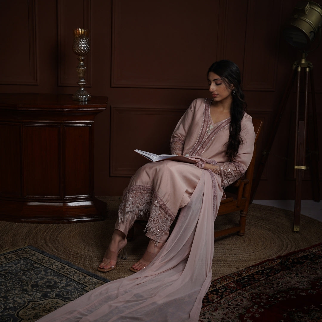 Zohara Raw Silk Pakistani suit