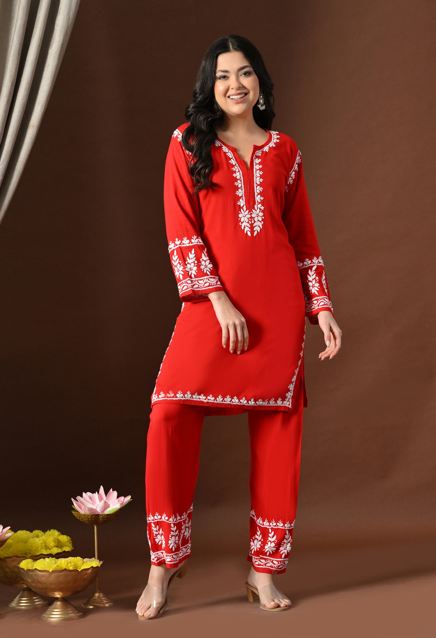 Prisha Modal Chikankari Set