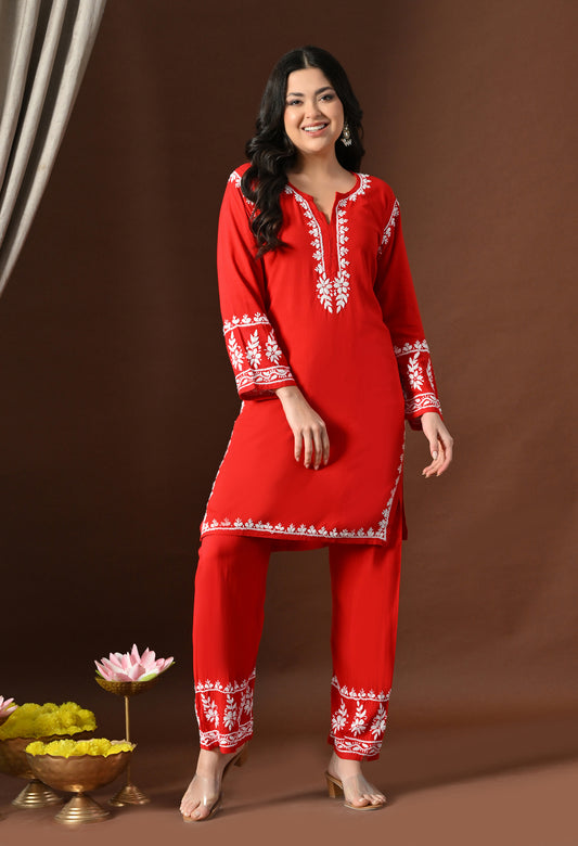 Prisha Modal Chikankari Set