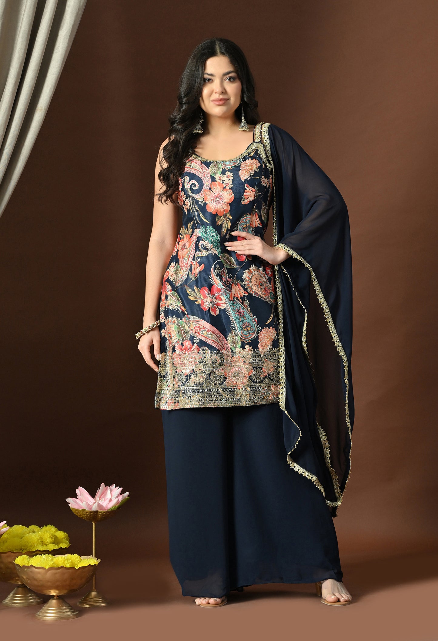 Advika Georgette party wear suit