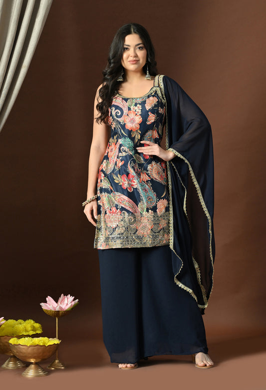 Advika Georgette party wear suit