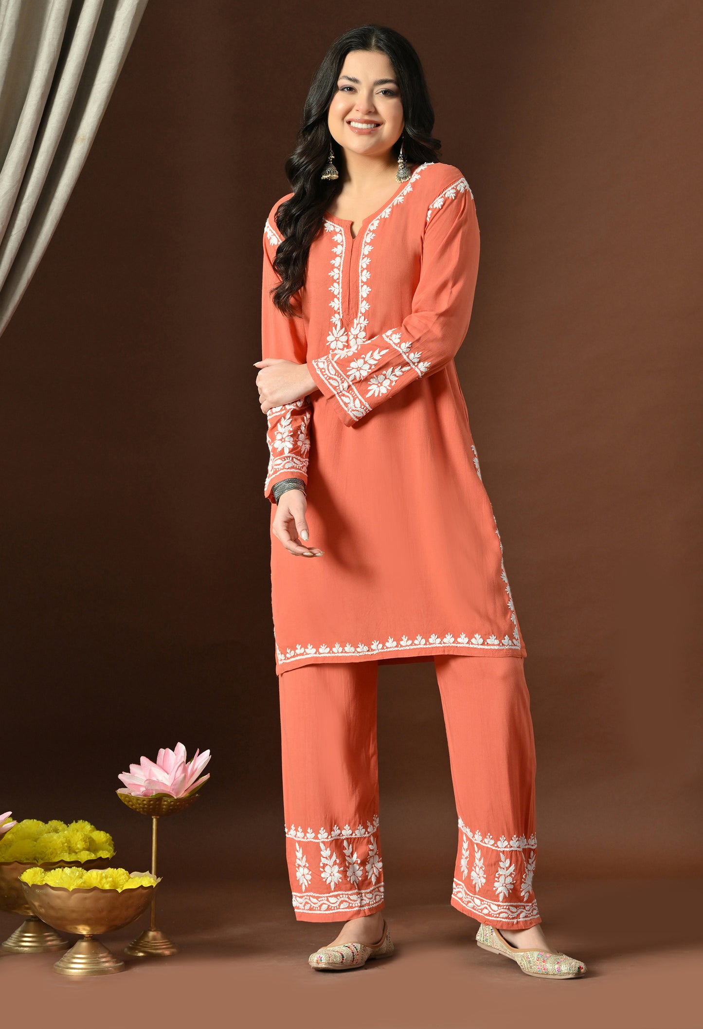 Prisha Modal Chikankari Set