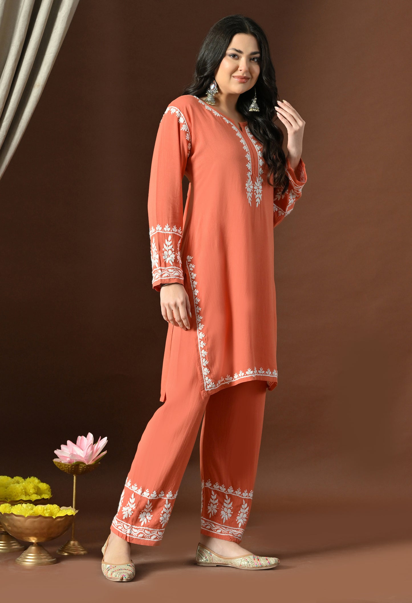 Prisha Modal Chikankari Set