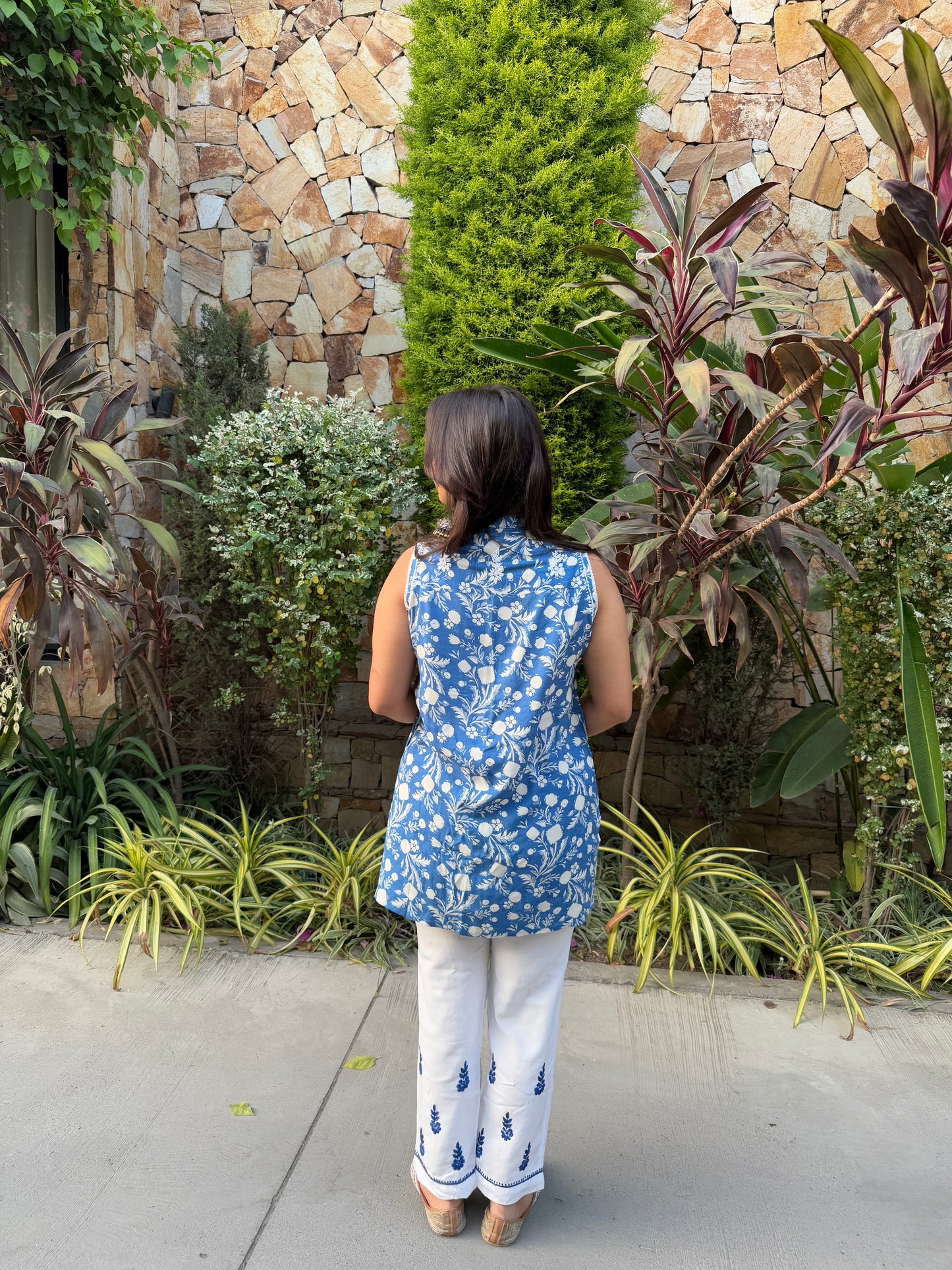 Nyra Modal Chikankari Co-ord set